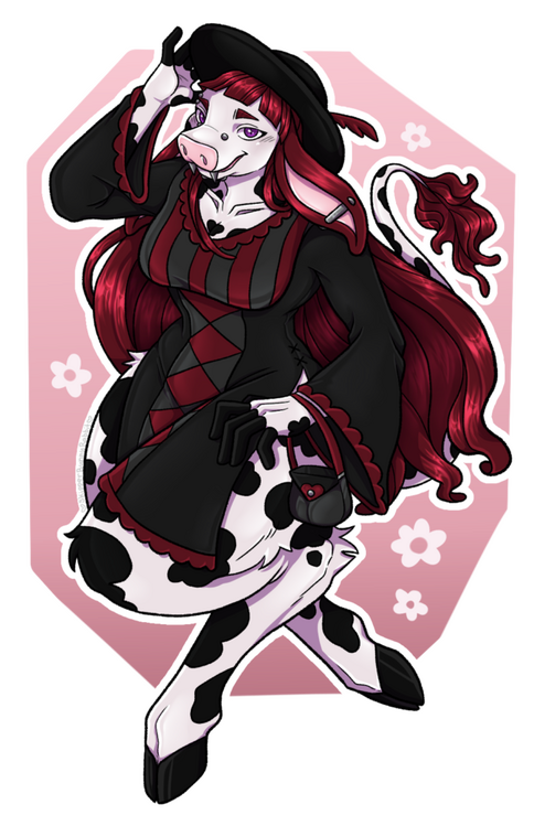 A colored sketch with a extra fancy shading charge.